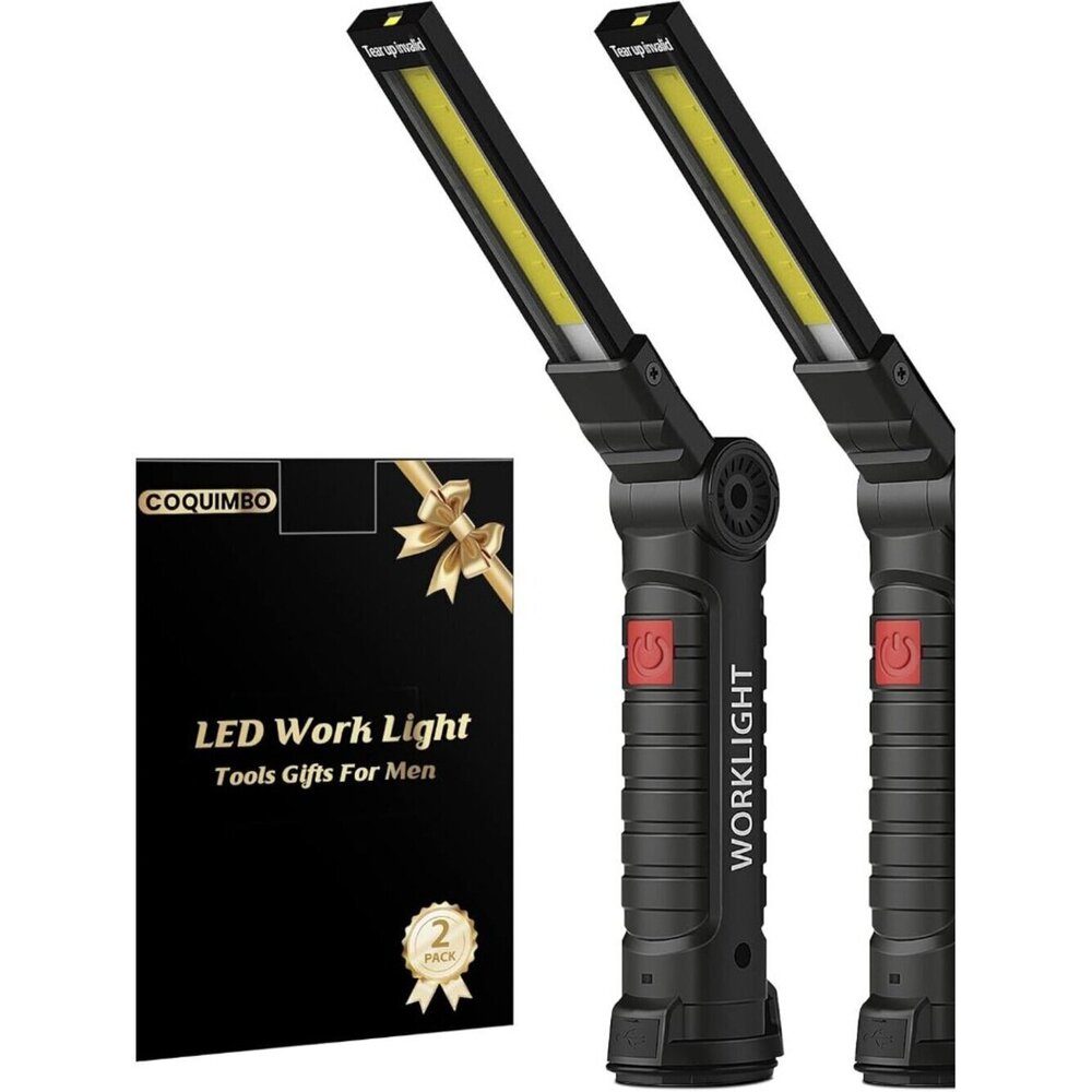 Tool Fathers Day Dad Gifts for Men Him Husband, Rechargeable LED Work Light